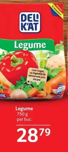Selgros DELIKAT Legume Ofertă
