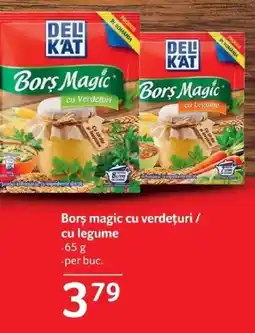 Selgros DELIKAT Borş magic cu verdeţuri / cu legume Ofertă