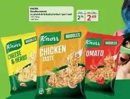 Selgros KNORR Noodles instant cu aromă de brânză şi ierburi / pui / roşii Ofertă