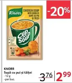 Selgros KNORR Supǎ cu pui și tăiței Ofertă