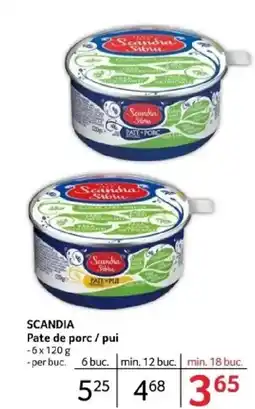 Selgros SCANDIA Pate de porc / pui Ofertă