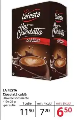 Selgros LA FESTA Ciocolată caldă Ofertă
