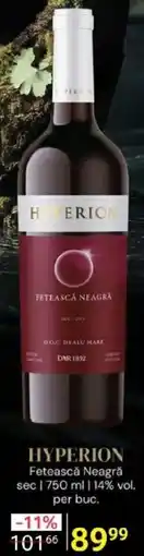 Selgros HYPERION Fetească Neagră sec Ofertă