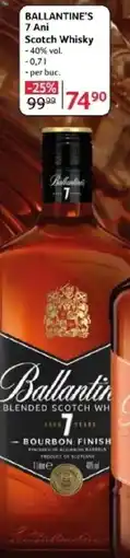 Selgros BALLANTINE'S 7 Ani Scotch Whisky Ofertă