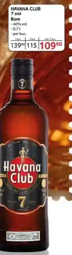 Selgros HAVANA CLUB 7 ani Rom Ofertă