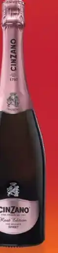 Selgros Cinzano rose edition sweet, 9.5% alc. Ofertă