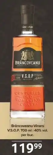 Selgros Brâncoveanu Vinars V.S.O.P. 40% vol. Ofertă