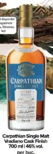 Selgros Carpathian Single Malt Vradiano Cask Finish Ofertă