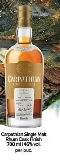 Selgros Carpathian Single Malt Rhum Cask Finish Ofertă