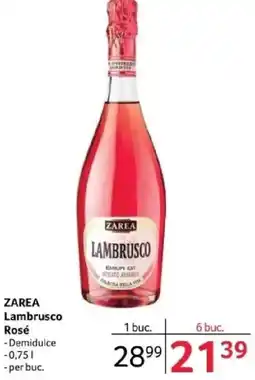 Selgros ZAREA Lambrusco Rosé Ofertă
