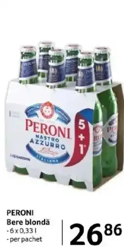Selgros PERONI Bere blondǎ Ofertă