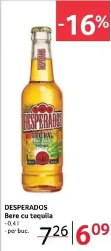 Selgros DESPERADOS Bere cu tequila Ofertă