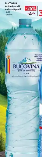 Selgros BUCOVINA Apă minerală naturală plată Ofertă