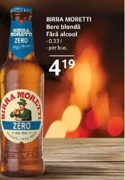 Selgros BIRRA MORETTI Bere blondă Fără alcool Ofertă