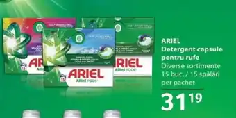 Selgros ARIEL Detergent capsule pentru rufe Ofertă