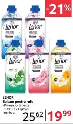 Selgros LENOR Balsam pentru rufe Ofertă