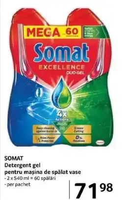 Selgros SOMAT Detergent gel pentru maşina de spălat vase Ofertă