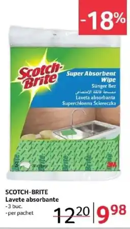 Selgros SCOTCH-BRITE Lavete absorbante Ofertă