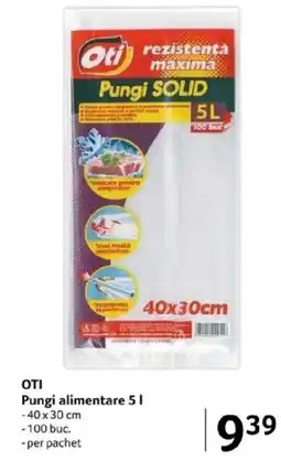 Selgros OTI Pungi alimentare Ofertă