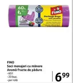 Selgros FINO Saci menajeri cu mânere Aromǎ fructe de pădure Ofertă