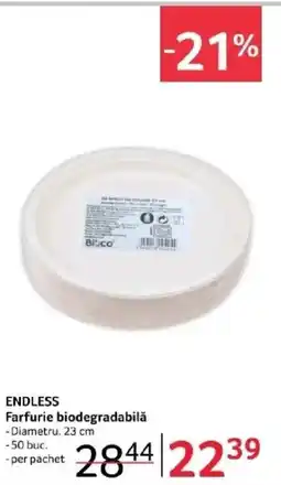 Selgros ENDLESS Farfurie biodegradabilǎ Ofertă