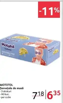 Selgros MOTOTOL Şervețele de masă Ofertă