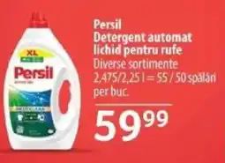 Selgros Persil Detergent automat lichid pentru rufe Ofertă