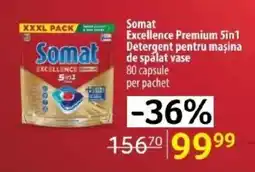 Selgros Somat Excellence Premium 5in1 Detergent pentru maşina de spalat vase Ofertă