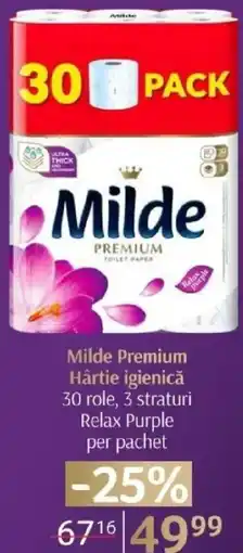 Selgros Milde Premium Hârtie igienică Ofertă