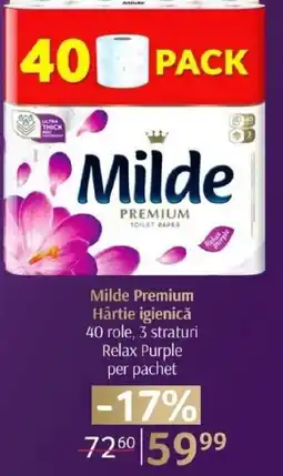 Selgros Milde Premium Hârtie igienicǎ Ofertă