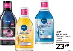 Selgros NIVEA Apǎ micelarǎ Ofertă