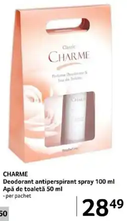 Selgros CHARME Deodorant antiperspirant spray Apă de toaletă Ofertă