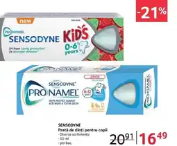 Selgros SENSODYNE Pastă de dinți pentru copii Ofertă