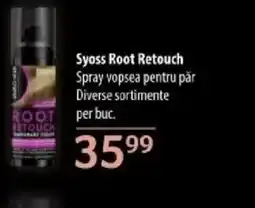 Selgros Syoss Root Retouch Spray vopsea pentru păr Ofertă