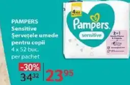 Selgros PAMPERS Sensitive Şerveţele umede pentru copii Ofertă