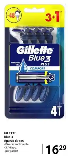 Selgros GILETTE Blue 3 Aparat de ras Ofertă