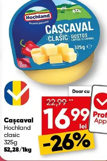 PROFI Cascaval Hochland clasic Ofertă