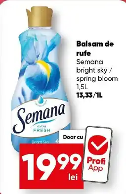 PROFI Balsam de rufe Semana bright sky / spring bloom Ofertă