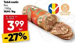 PROFI Tobă rustic Fox Ofertă