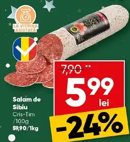 PROFI Salam de Sibiu Cris-Tim Ofertă