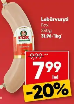 PROFI Lebǎrvursti Fox Ofertă