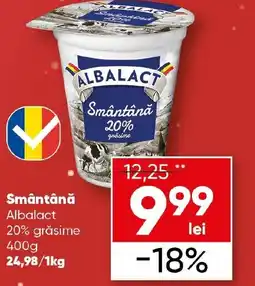 PROFI Smântână Albalact 20% grăsime Ofertă