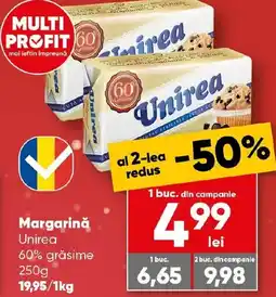 PROFI Margarinǎ Unirea 60% grăsime Ofertă