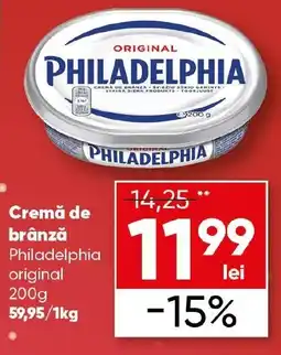 PROFI Cremă de brânză Philadelphia original Ofertă