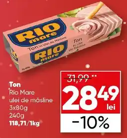 PROFI Ton Rio Mare ulei de măsline Ofertă