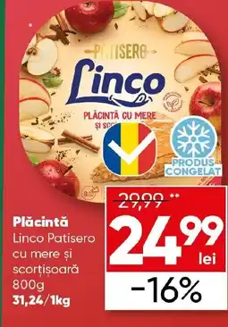 PROFI Plăcintă Linco Patisero cu mere și scorţişoară Ofertă