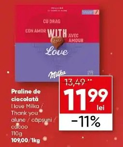 PROFI Praline de ciocolată I love Milka / Ofertă