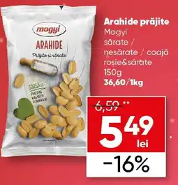 PROFI Arahide prăjite Mogyi sărate / nesărate / coajă roşie&sărate Ofertă