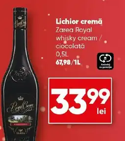 PROFI Lichior cremă Zarea Royal whisky cream / ciocolată Ofertă