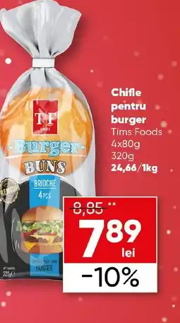 PROFI Chifle pentru burger Tims Foods Ofertă